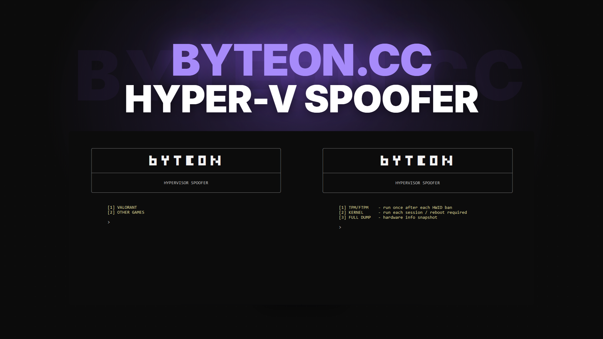 Hyper-V Spoofer